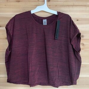 Mono B Maroon Short Sleeve Tee
